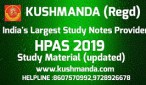 HPAS MAIN EXAM NOTES HPAS MAIN EXAM NOTES