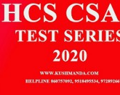 HCS CSAT TEST SERIES 2020 HCS CSAT TEST SERIES 2020