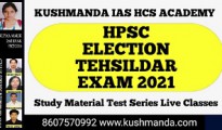 hpsc election tehsildar coaching