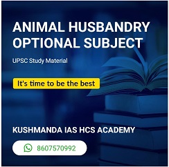 Animal Husbandry UPSC Study Material - Kushmanda EducationKushmanda  Education